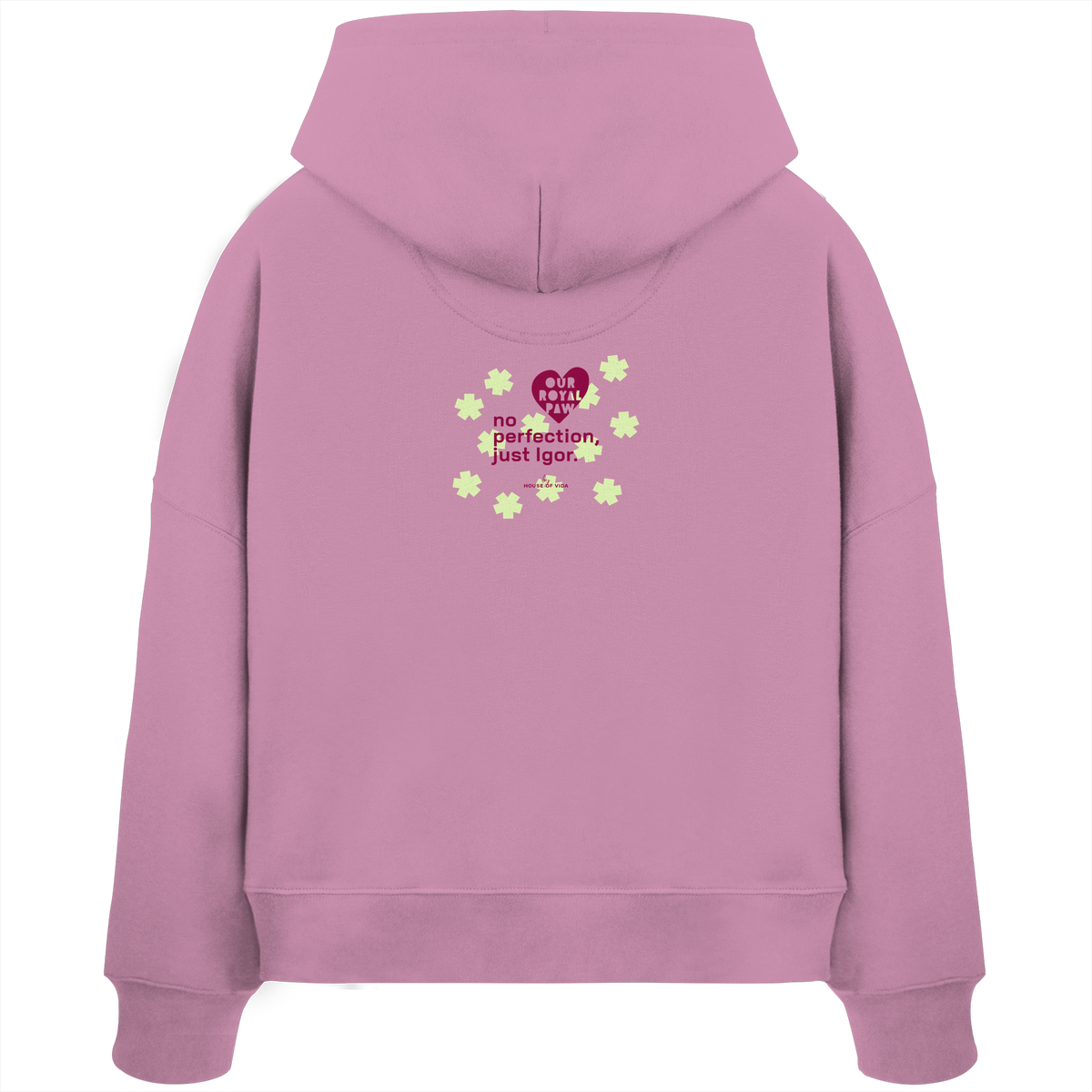 GLOW - Womens Organic Boxcut Hoodie