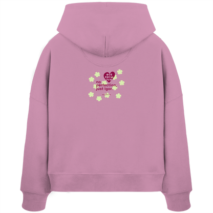 GLOW - Womens Organic Boxcut Hoodie