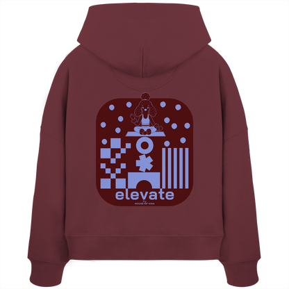ELEVATE - Womens Organic Boxcut Hoodie