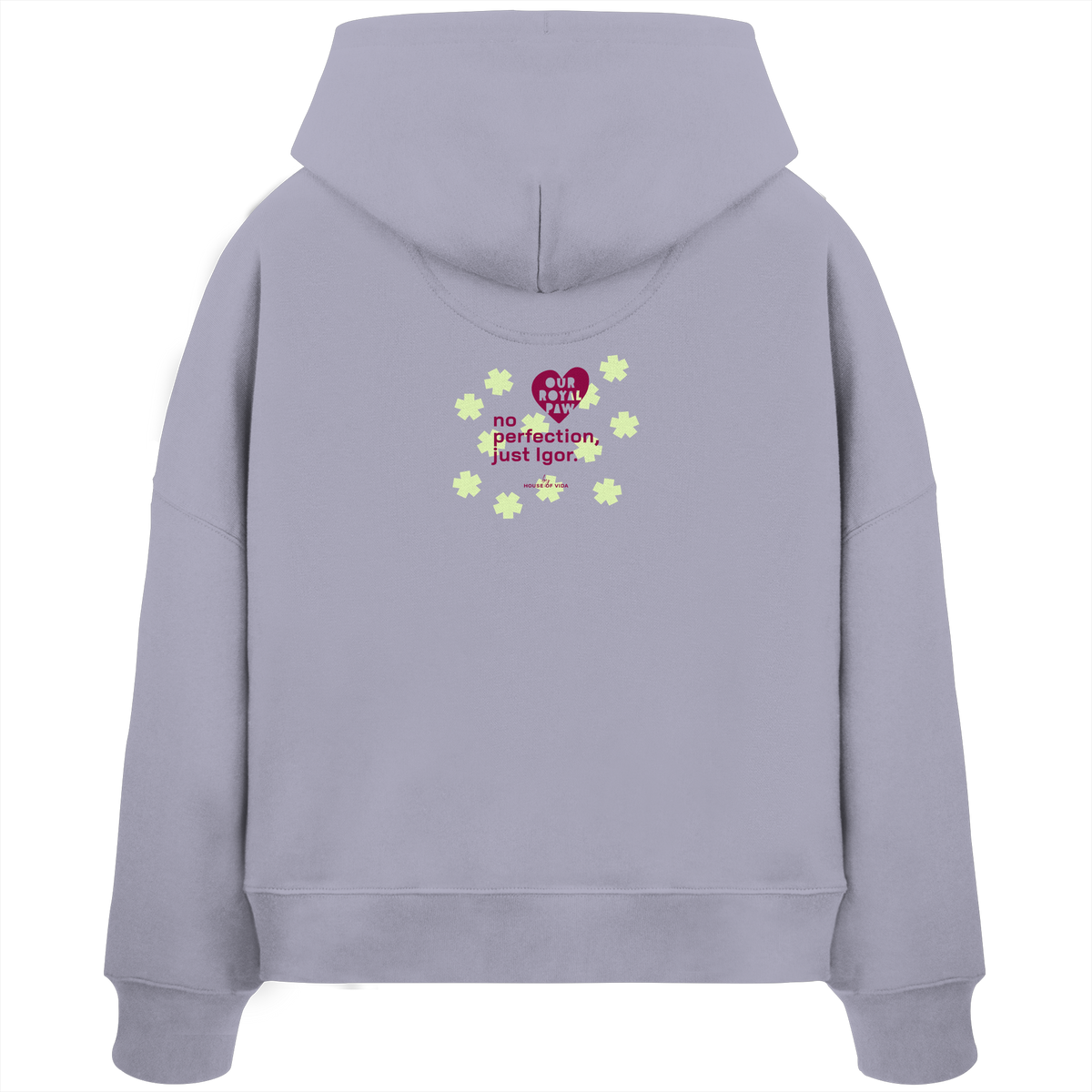 GLOW - Womens Organic Boxcut Hoodie