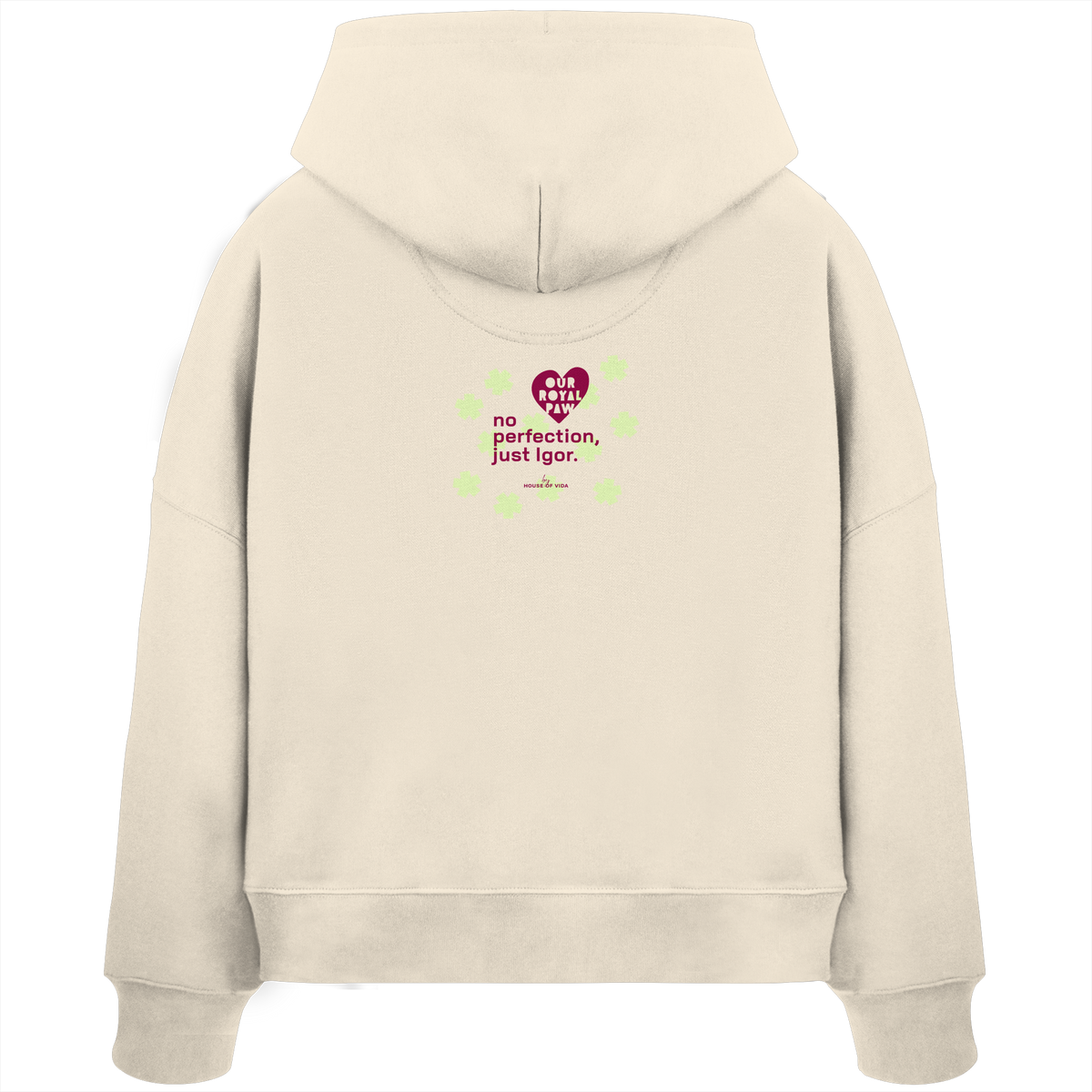 GLOW - Womens Organic Boxcut Hoodie