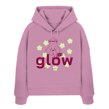 GLOW - Womens Organic Boxcut Hoodie