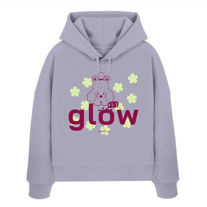 GLOW - Womens Organic Boxcut Hoodie