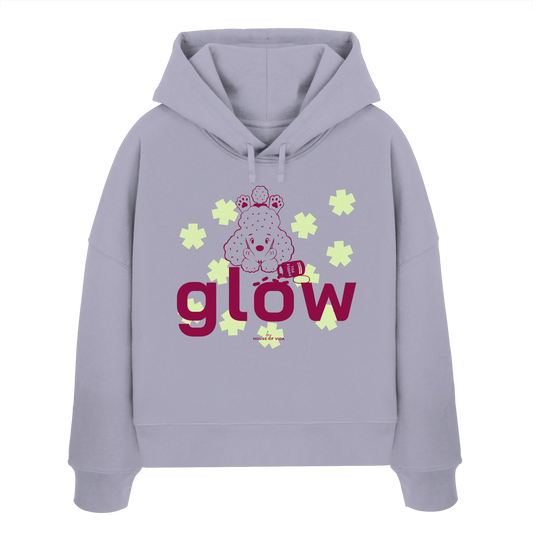 GLOW - Womens Organic Boxcut Hoodie